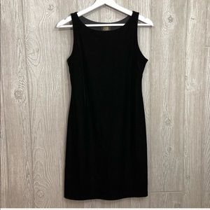 Teddi Evening Black Velvet Dress